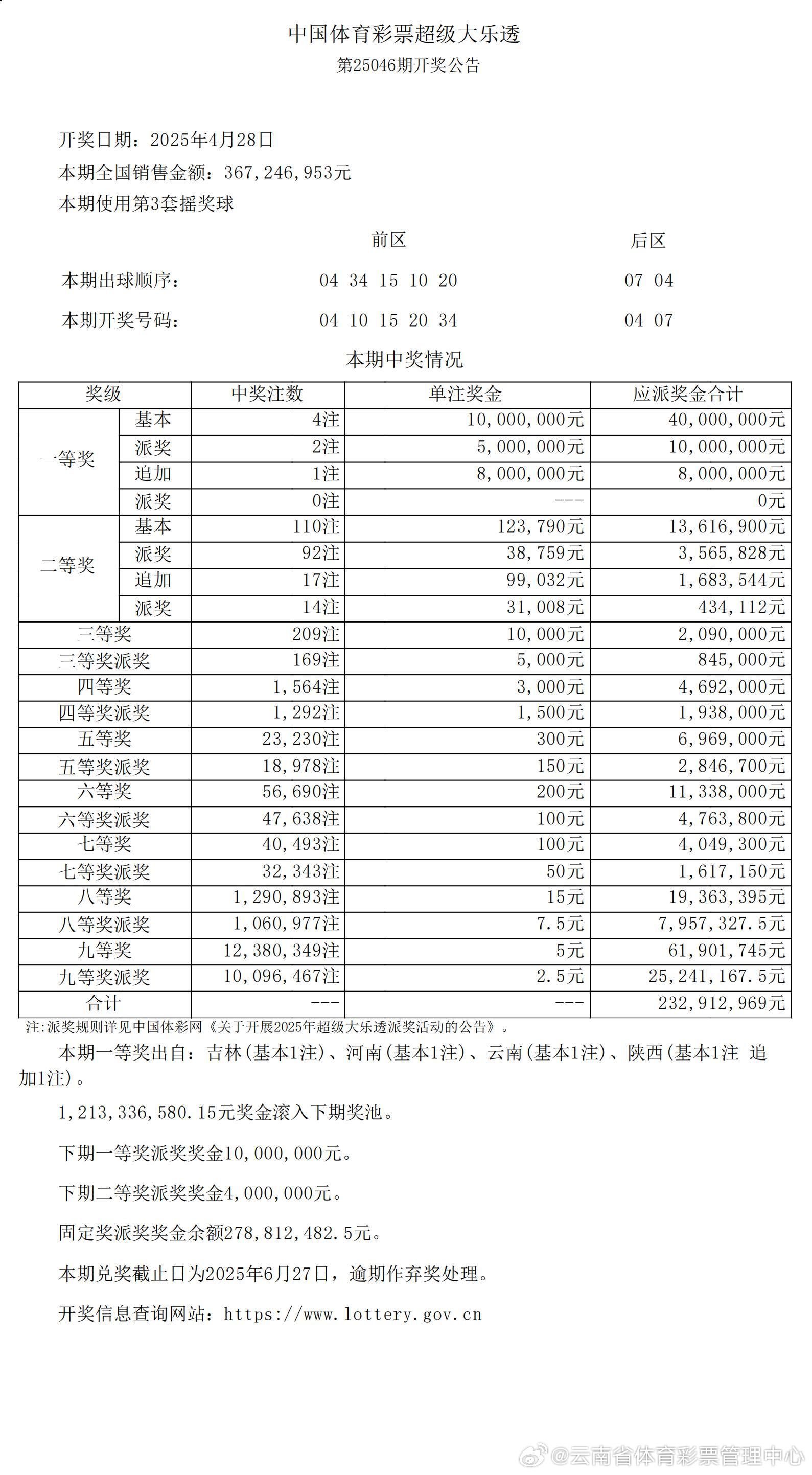 大乐透20111期开奖号码多少